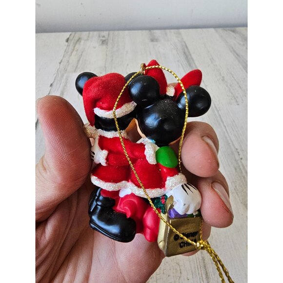 Mickey mouse mini Pluto ornament felt sparkle glitter ornament Xmas tree set - Picture 9 of 11